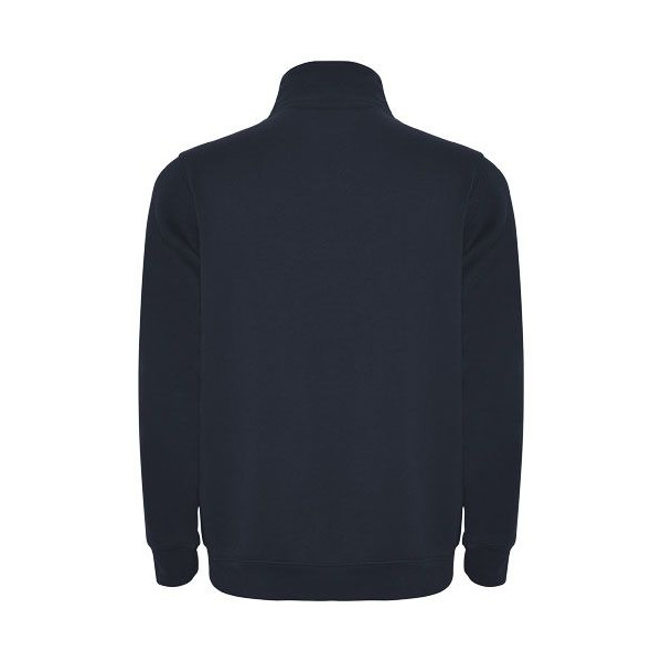 Sweat-shirt demi-fermeture zippée et col polo personnalisable - BCM Goodies
