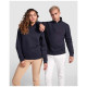 Sweat-shirt demi-fermeture zippée et col polo personnalisable - BCM Goodies