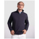 Sweat-shirt demi-fermeture zippée et col polo personnalisable - BCM Goodies