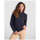 Sweat-shirt demi-fermeture zippée et col polo personnalisable - BCM Goodies