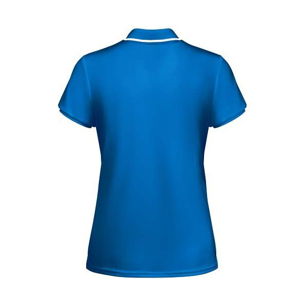 Polo de sport Tamil à manches courtes pour femme en polyester recyclé antibactérien - BCM Goodies