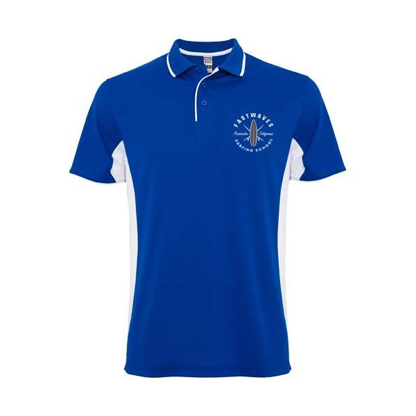 Polo de sport Montmelo à manches courtes unisexe pour événements et cadeaux personnalisés | BCM Goodies