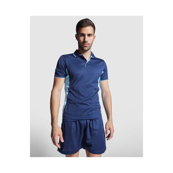Polo de sport Montmelo à manches courtes unisexe pour événements et cadeaux personnalisés | BCM Goodies