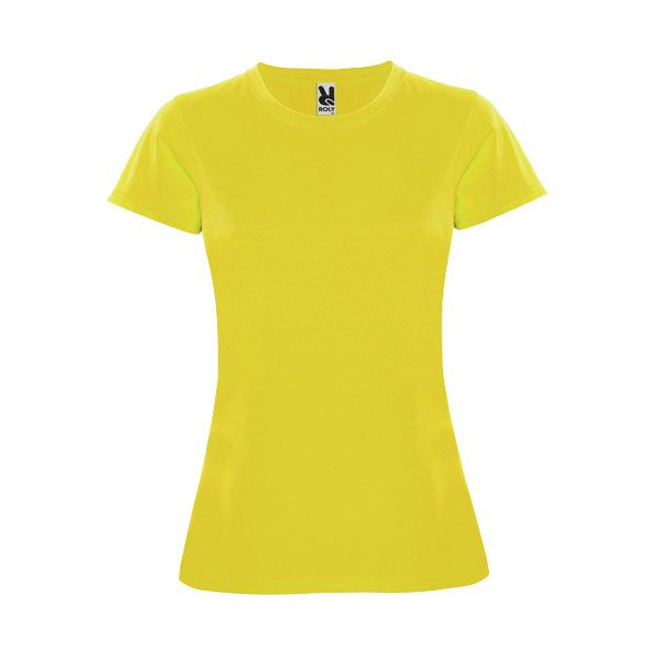 T-shirt sport Montecarlo à manches courtes pour femme - Personnalisable pour événements d'entreprise