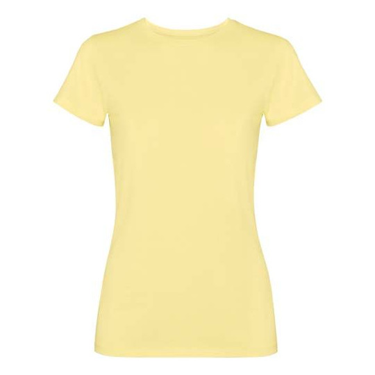 T-shirt femme à manches courtes délavé col ras du cou - BCM Goodies