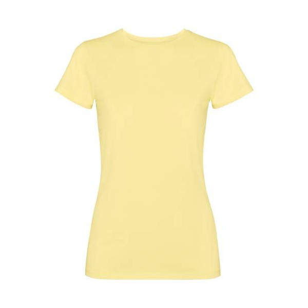 T-shirt femme à manches courtes délavé col ras du cou - BCM Goodies