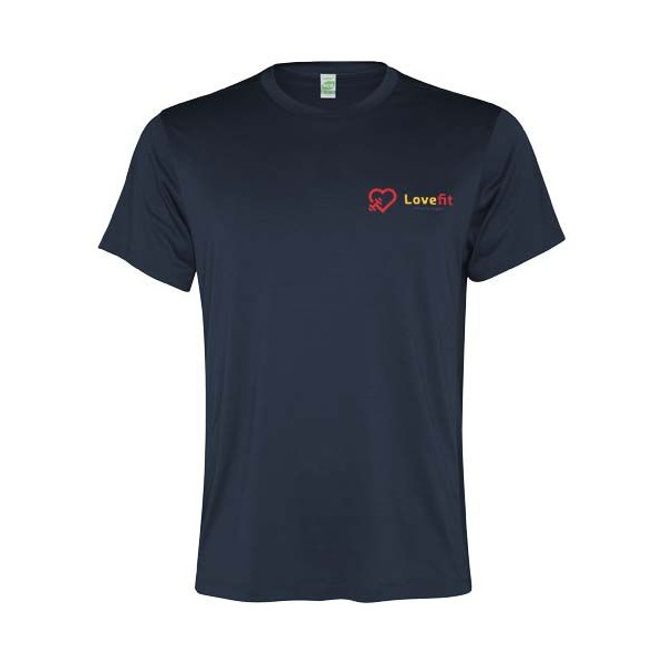 T-shirt de sport Slam à manches courtes pour homme en polyester recyclé - BCM Goodies