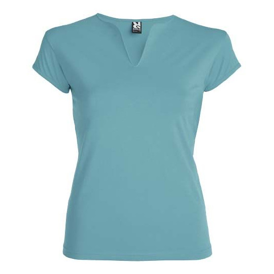 T-shirt Belice à manches courtes pour femme - Haut de qualité pour événements d'entreprise | BCM Goodies