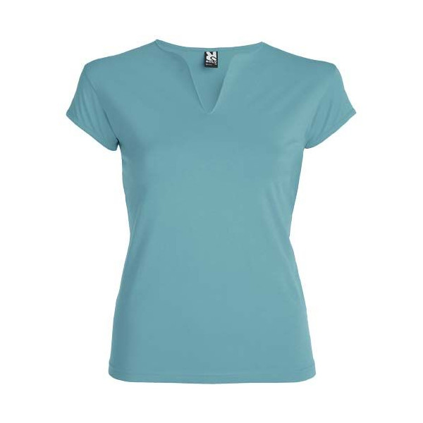 T-shirt Belice à manches courtes pour femme - Haut de qualité pour événements d'entreprise | BCM Goodies