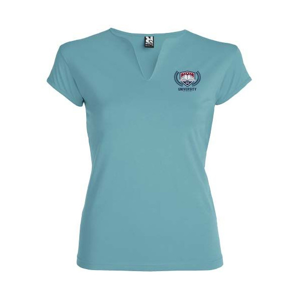 T-shirt Belice à manches courtes pour femme - Haut de qualité pour événements d'entreprise | BCM Goodies
