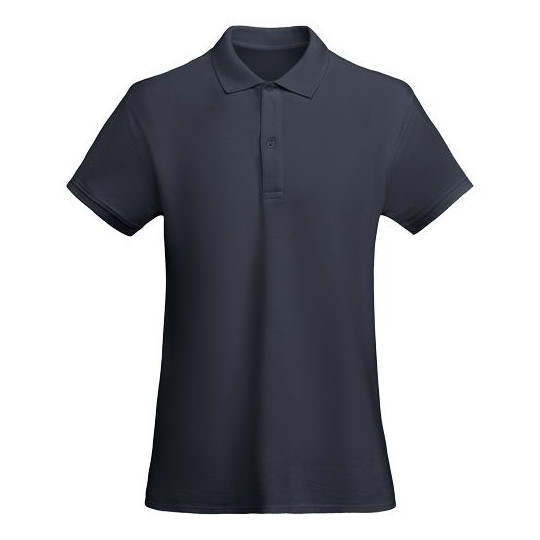 Polo ajusté à manches courtes pour femme en coton organique - BCM Goodies