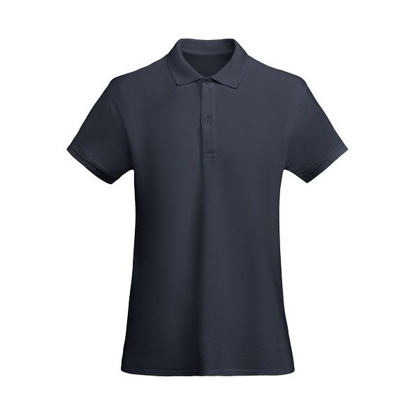 Polo ajusté à manches courtes pour femme en coton organique - BCM Goodies