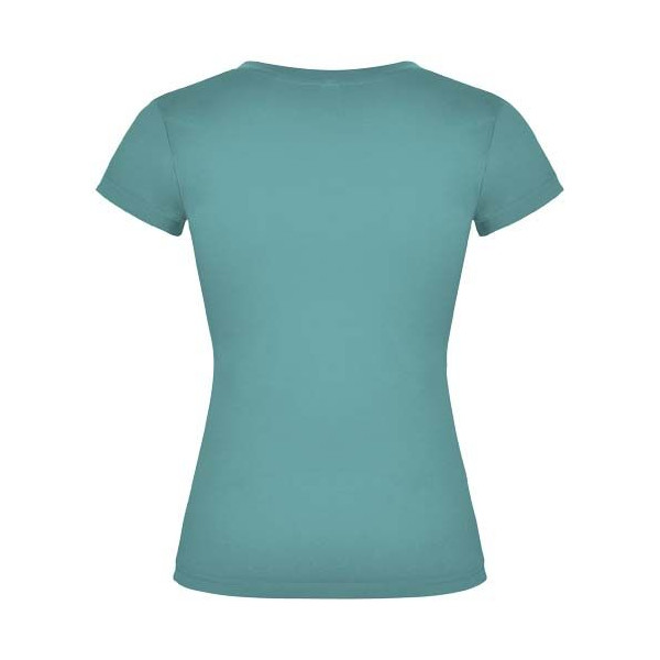 T-shirt Victoria col en V manches courtes pour femme - Personnalisation logo | BCM Goodies