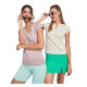 T-shirt Victoria col en V manches courtes pour femme - Personnalisation logo | BCM Goodies