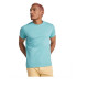 T-shirt tubulaire à manches courtes pour homme - Col rond élasthanne - BCM Goodies