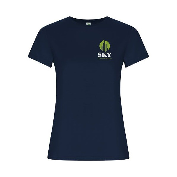 T-shirt Golden à manches courtes pour femme en coton biologique - BCM Goodies