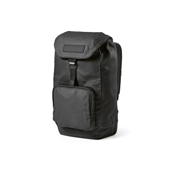 Sac à dos personnalisable Copenhagen Backpack 20L en coton recyclé imperméable avec fermeture boucle G et écusson détachable – B