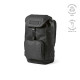 Sac à dos personnalisable Copenhagen Backpack 20L en coton recyclé imperméable avec fermeture boucle G et écusson détachable – B