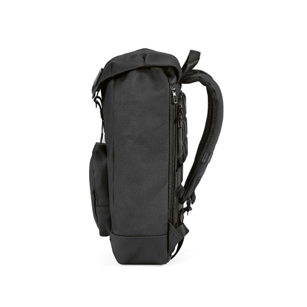 Sac à dos personnalisable Copenhagen Backpack 20L en coton recyclé imperméable avec fermeture boucle G et écusson détachable – B