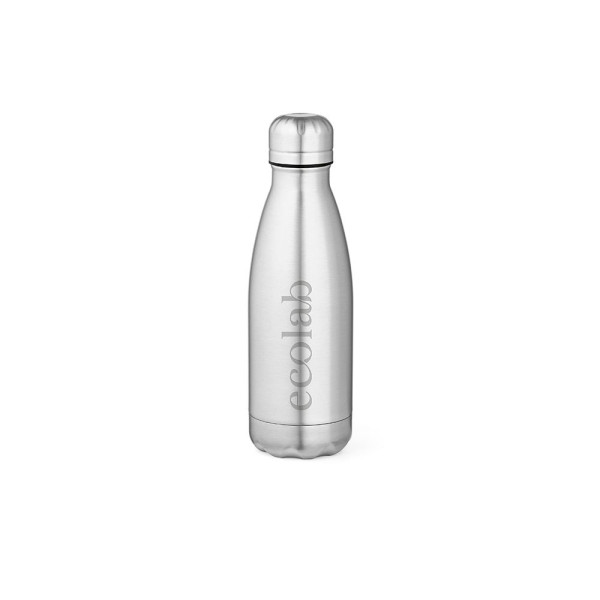 Bouteille isotherme personnalisable Mississippi 450P en acier recyclé – Objet publicitaire éco-responsable pour entreprises