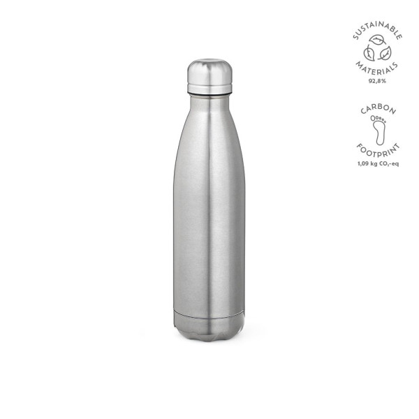 Bouteille Mississippi 550P personnalisable en acier inoxydable recyclé – Goodie écologique pour entreprises | BCM Goodies
