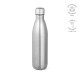 Bouteille personnalisable Mississippi 800P en acier inoxydable recyclé – 4 tailles et 15 couleurs – Cadeau d’entreprise écologiq