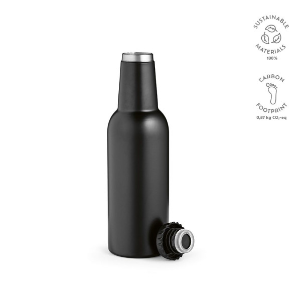Bouteille isotherme en acier inoxydable recyclé 360ml Sepik Bottle – Objet promotionnel écologique pour entreprises