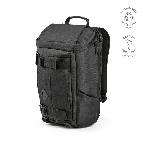 Sac à dos personnalisable Paso Backpack en rPET recyclé - Cadeau d’entreprise éco-responsable BCM Goodies