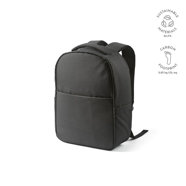 Sac à dos Budapest Backpack - Sac à dos écologique 16L en rPET - Personnalisable avec logo - Idéal pour déplacements quotidiens 