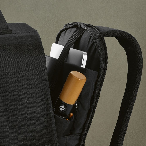Sac à dos Budapest Backpack - Sac à dos écologique 16L en rPET - Personnalisable avec logo - Idéal pour déplacements quotidiens 
