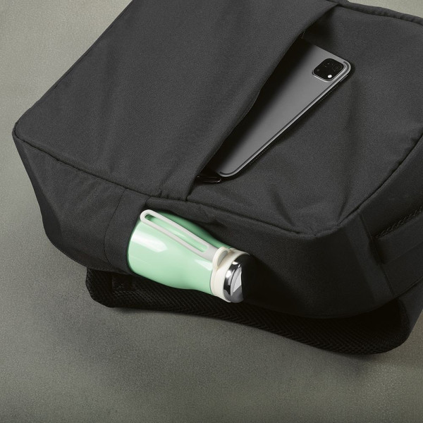 Sac à dos Budapest Backpack - Sac à dos écologique 16L en rPET - Personnalisable avec logo - Idéal pour déplacements quotidiens 