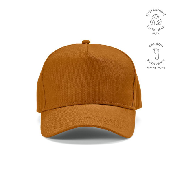 Casquette personnalisable en coton recyclé Hendrix Cap – Accessoire écoresponsable pour communication d’entreprise