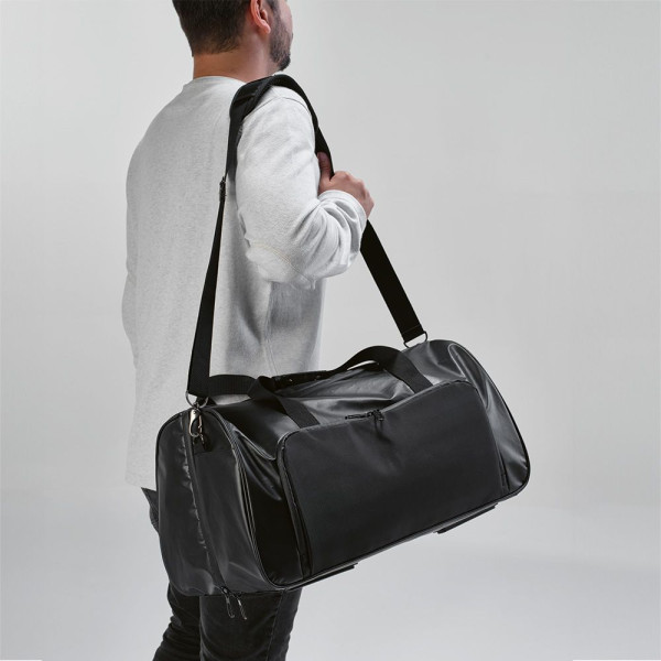 Sac de gym Istanbul en PU recyclé avec poignée trolley et doublure imperméable - BCM Goodies