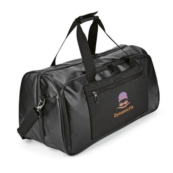Sac de gym Istanbul en PU recyclé avec poignée trolley et doublure imperméable - BCM Goodies
