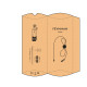 Câble Feynman personnalisable multi-connecteurs USB-A, USB-C, Micro-USB, Lightning et sans fil – 1 mètre, matériaux durables rPE