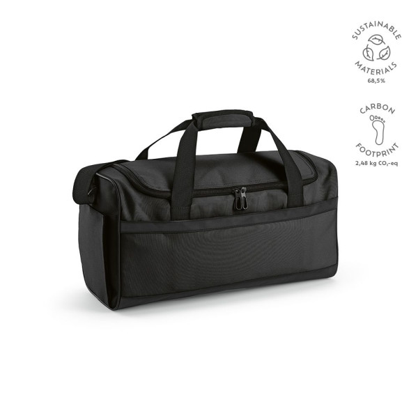Sac de sport São Paulo M Gym Bag 25L en rPET recyclé avec bandoulière ajustable et tissu imperméable – BCM Goodies