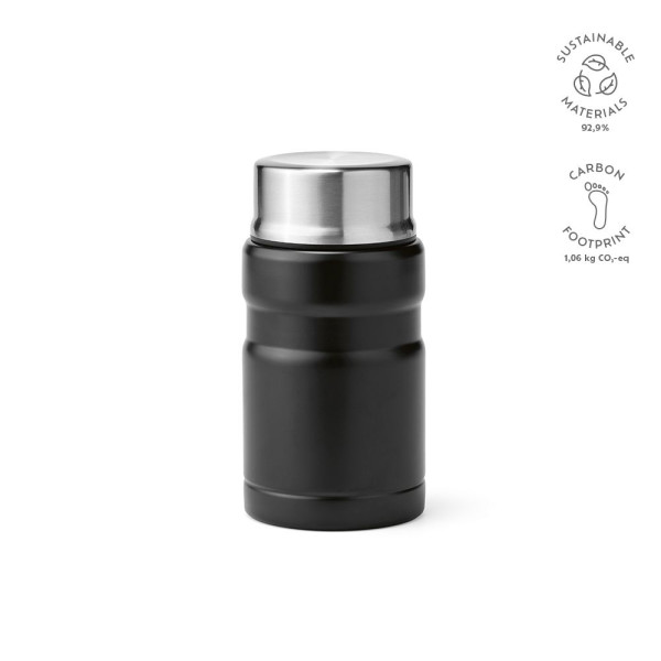 Bocal alimentaire isotherme Dali 800 personnalisé – Food flask écologique en acier inoxydable pour entreprises