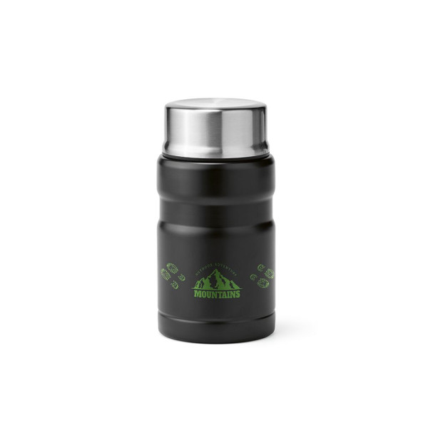 Bocal alimentaire isotherme Dali 800 personnalisé – Food flask écologique en acier inoxydable pour entreprises