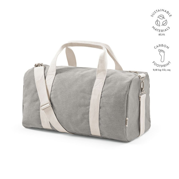 Sac de sport Seoul Gym Bag 30L en coton recyclé et rPET – Pratique et écologique | BCM Goodies