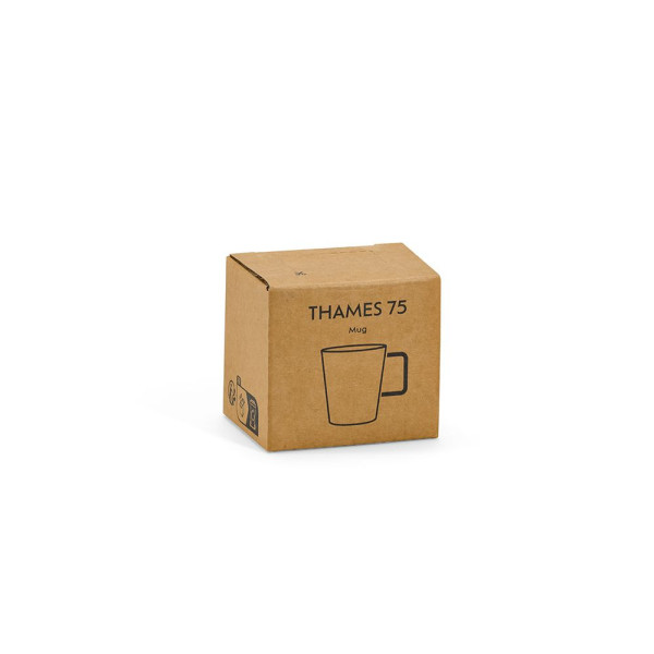 Mug en céramique personnalisable Thames 75 – Design élégant, résistant au lave-vaisselle, idéal pour cadeaux d’entreprise