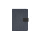 Conférencier personnalisable Tolstoy A5 en rPET avec bloc-notes FSC et fermeture magnétique – Objet publicitaire pour entreprise