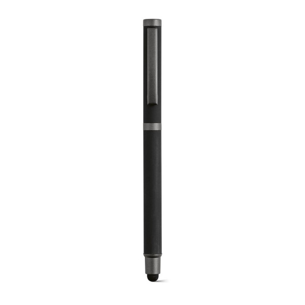 Stylo Woolf Pen en acier inoxydable recyclé avec étui bambou écologique - Cadeau d’entreprise personnalisé