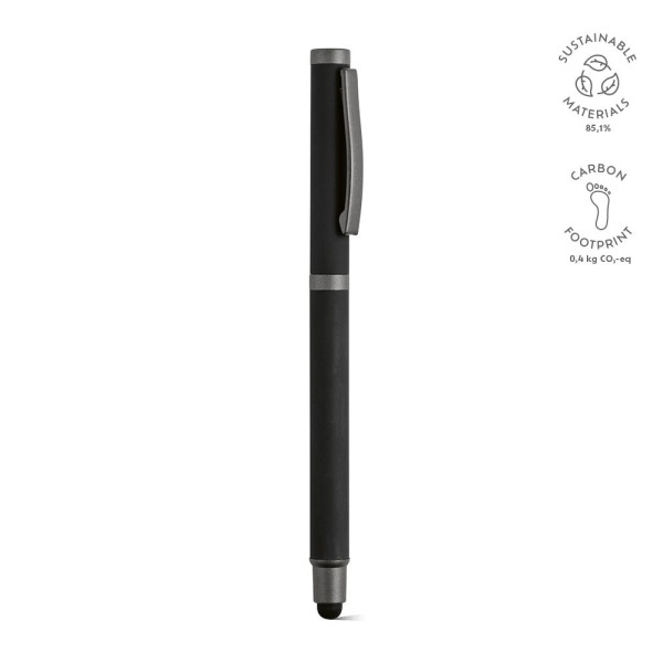 Stylo Woolf Pen en acier inoxydable recyclé avec étui bambou écologique - Cadeau d’entreprise personnalisé