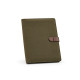 Classeur Eliot A4 en toile de coton recyclée avec pochette tablette et accessoires - BCM Goodies