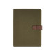 Classeur Eliot A4 en toile de coton recyclée avec pochette tablette et accessoires - BCM Goodies