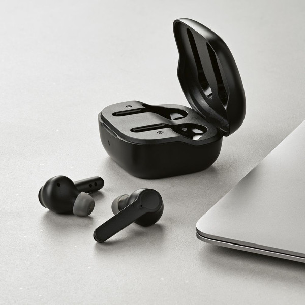 Écouteurs Chadwik Earbuds personnalisables avec ANC et résistance à l'eau IPX4 – Objet publicitaire pour entreprises