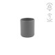 Tiber 75 Mug sans poignée en céramique personnalisable – Mug élégant et durable pour cadeaux d’entreprise et communication de ma