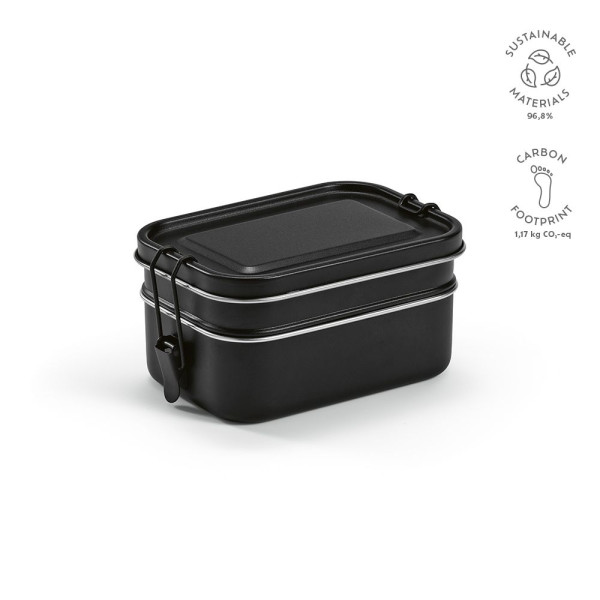 Lunchbox Tintoretto 1240 ml avec deux compartiments – Boîte à repas pratique et résistante pour le travail et les déplacements |