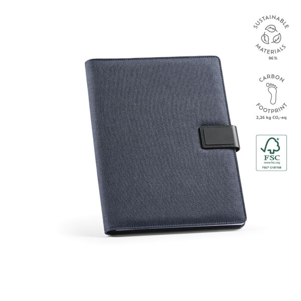 Tolstoy A4 Folder personnalisable en rPET | Conférencier écologique pour entreprise et événementiel