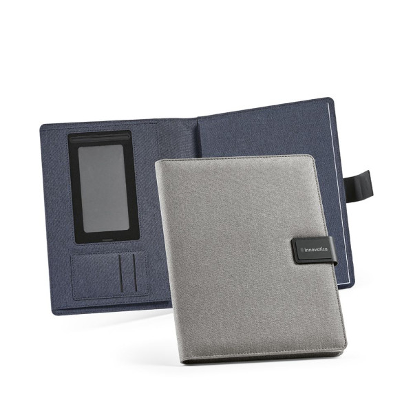 Tolstoy A4 Folder personnalisable en rPET | Conférencier écologique pour entreprise et événementiel